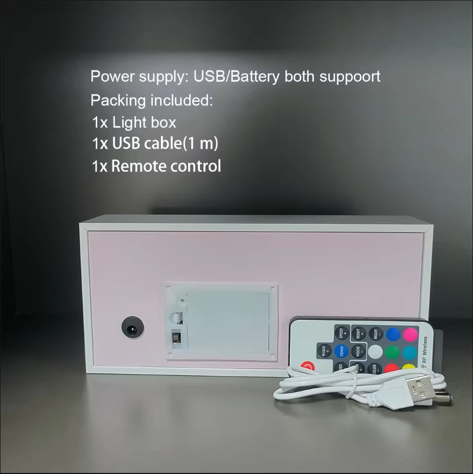 Anime Light Box Led Night Light 3D 